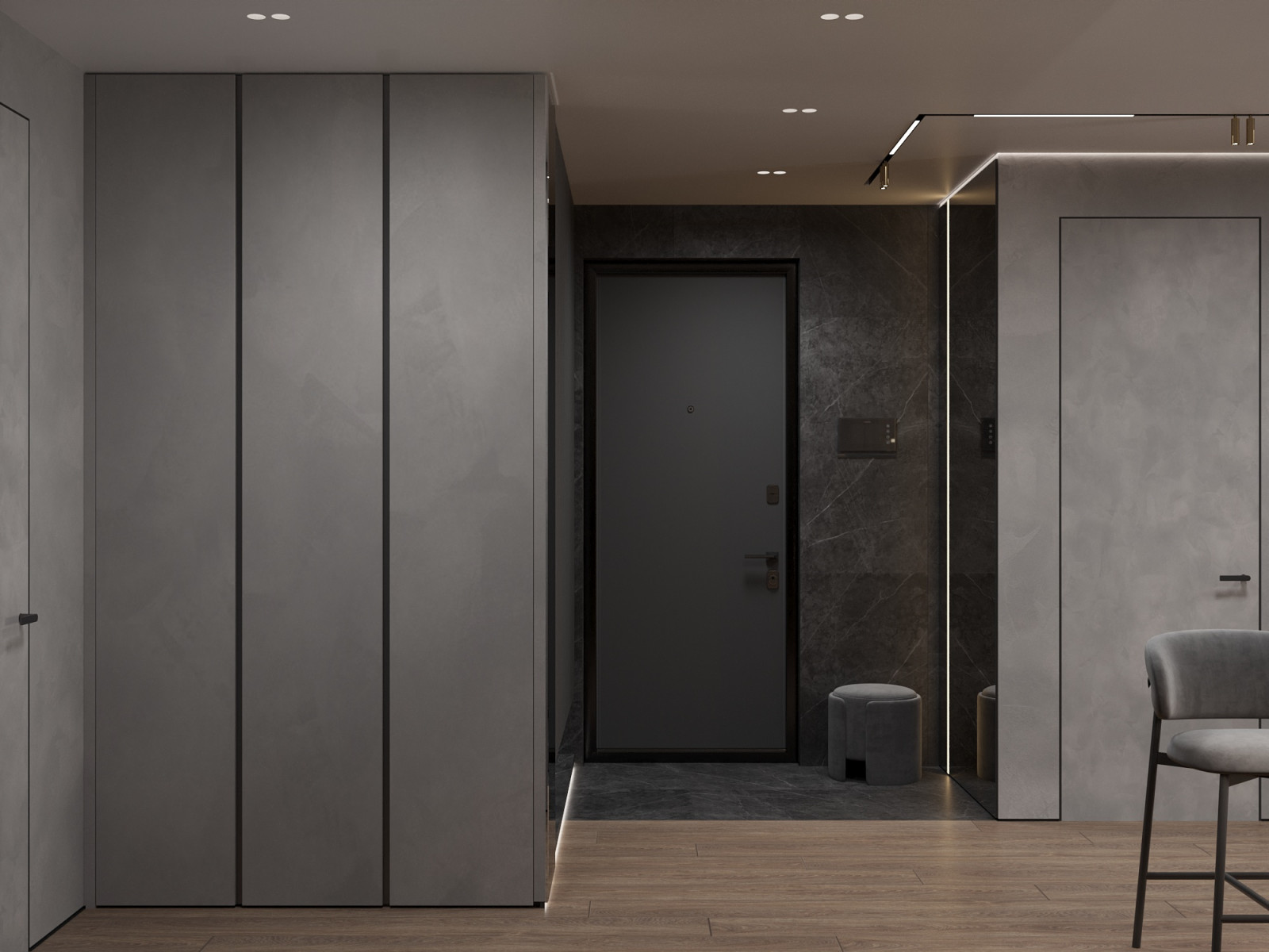 Стильная 3-х комнатная квартира в ЖК Прованс. Проект