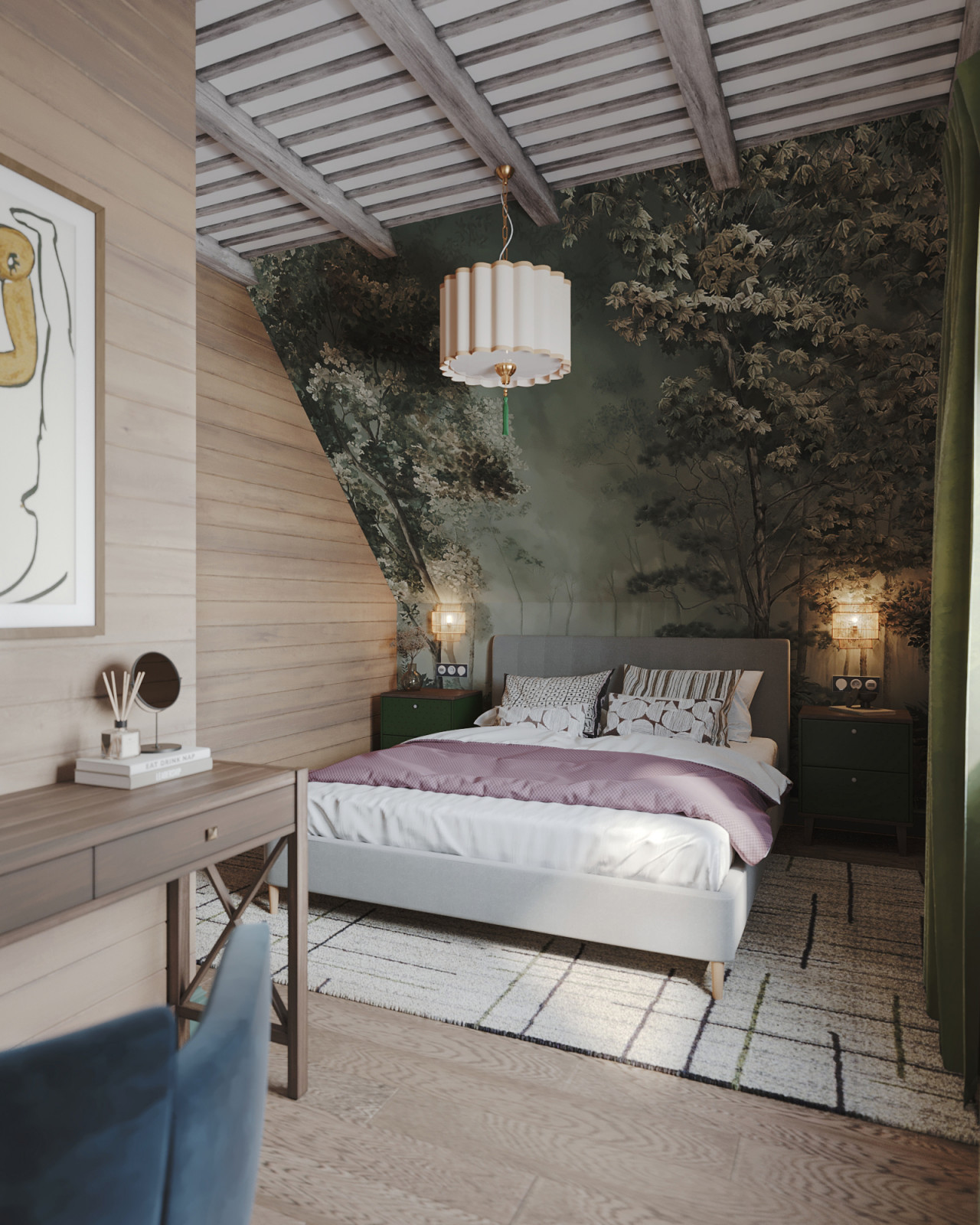 Загородный дом для молодой семьи с котами