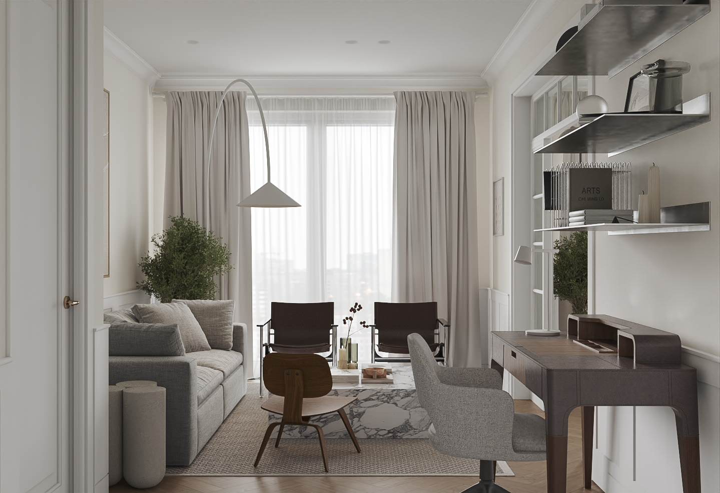 ЖК "Portland", 83 квадратных метра.