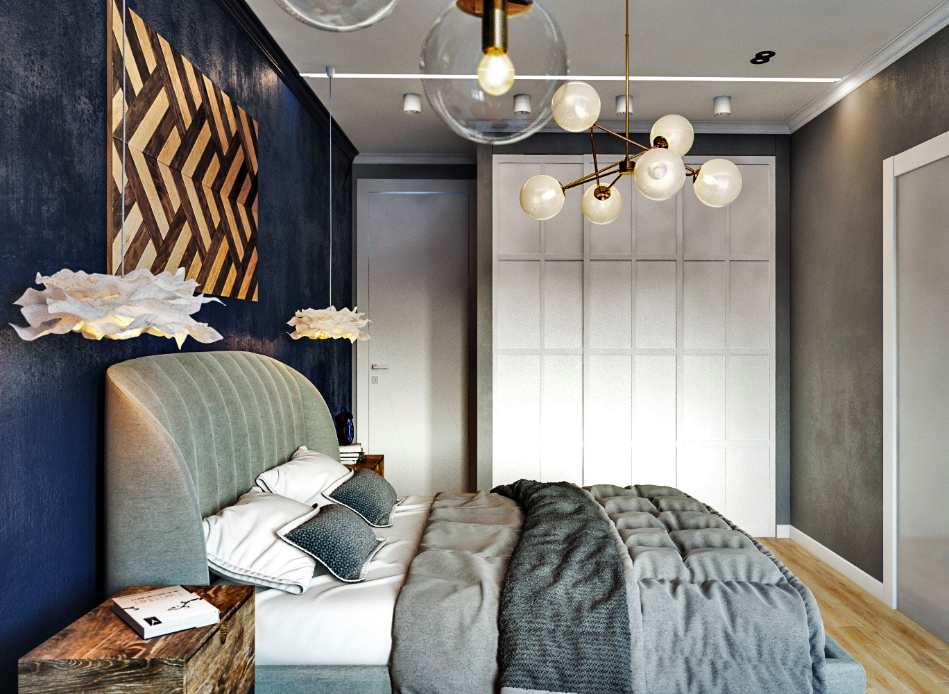 Тридцать оттенков серого в интерьере квартиры ЖК "Сердце Каспия"