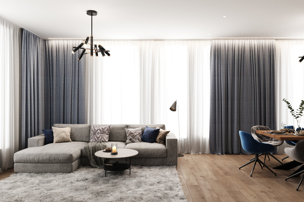 Квартира 90 кв.м. в современном стиле в ЖК Vander Park.