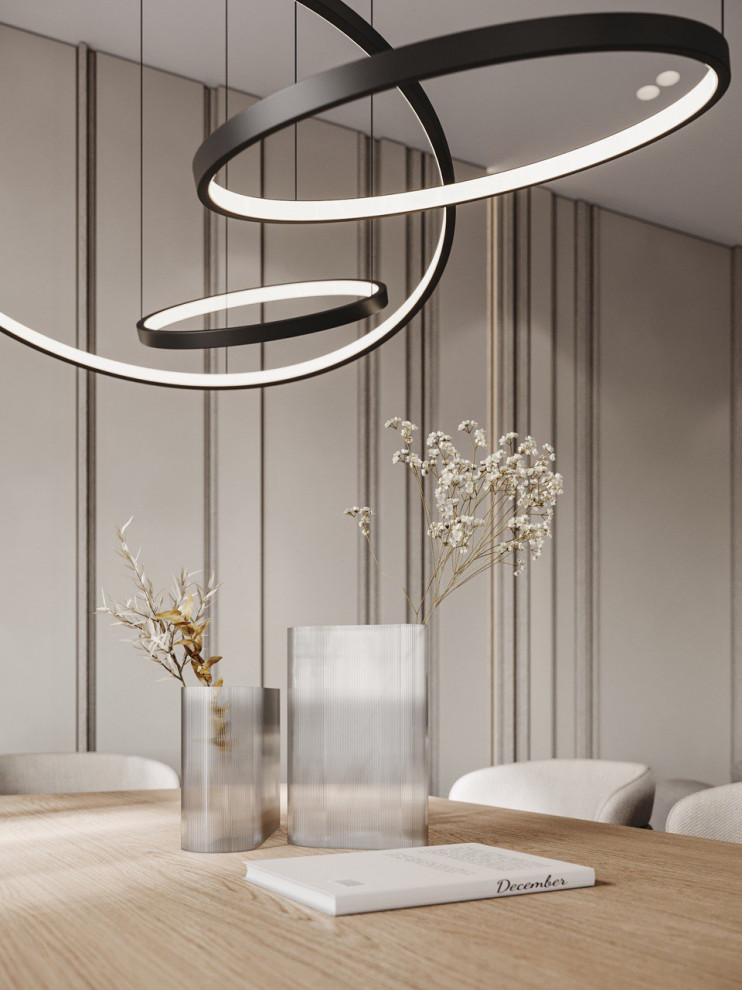 Обложка проекта: Визуализация кухни-гостиной в загородном доме