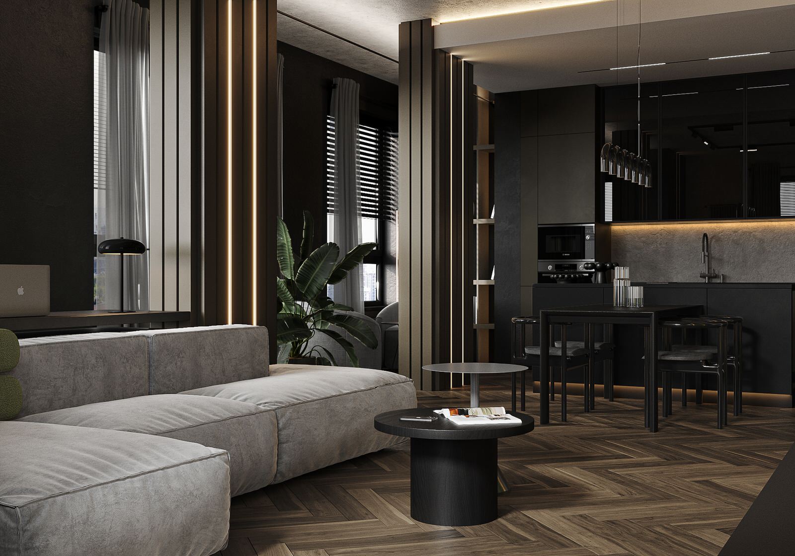 Кухня-гостиная