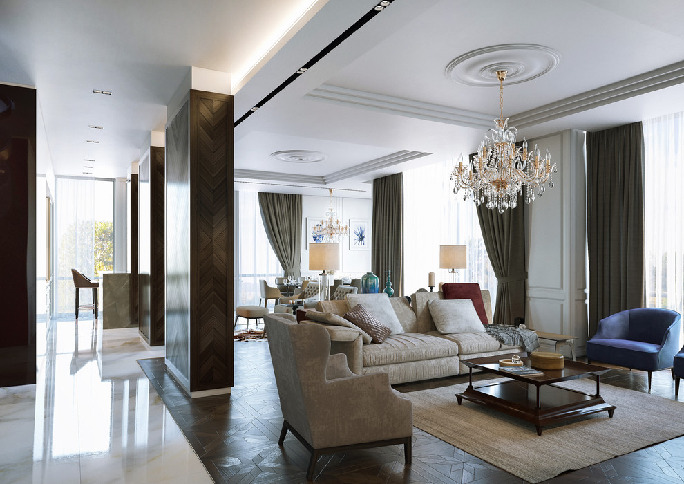 Обложка проекта: Квартира в классическом стиле