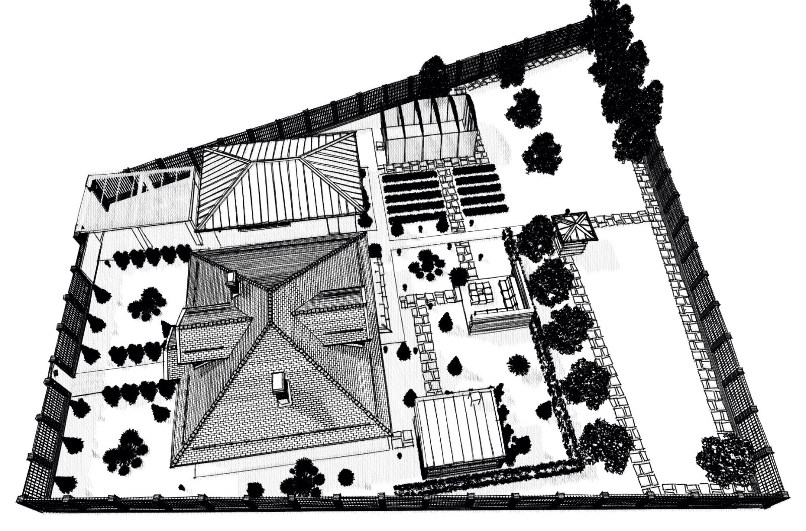 Эскизный проект благоустройства участка 1