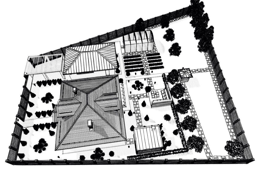 Эскизный проект благоустройства участка 1