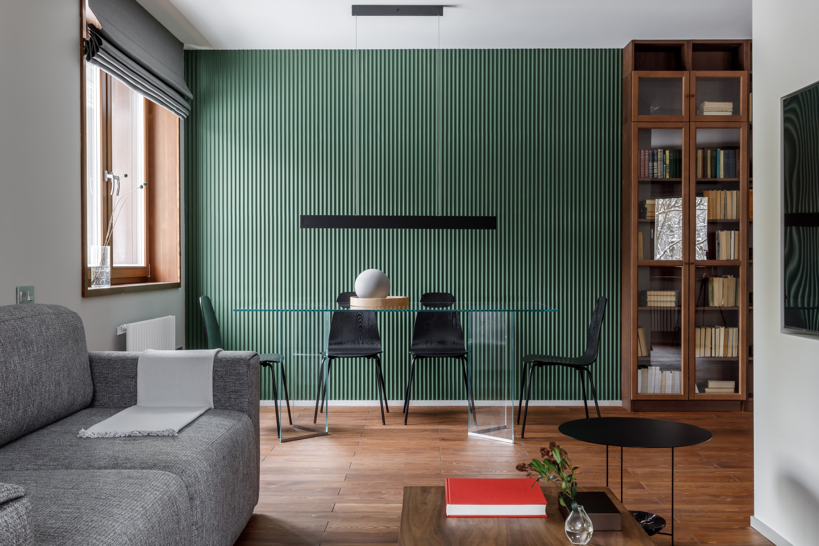 Houzz тур: Квартира в Подмосковье — с семиметровой библиотекой