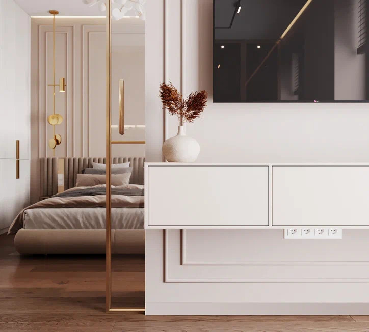 Ремонт квартиры в стиле неоклассика для молодой девушки