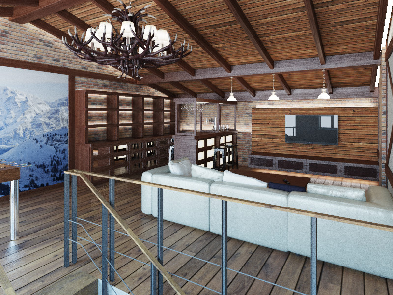 Проект интерьера таунхауса  310 м2