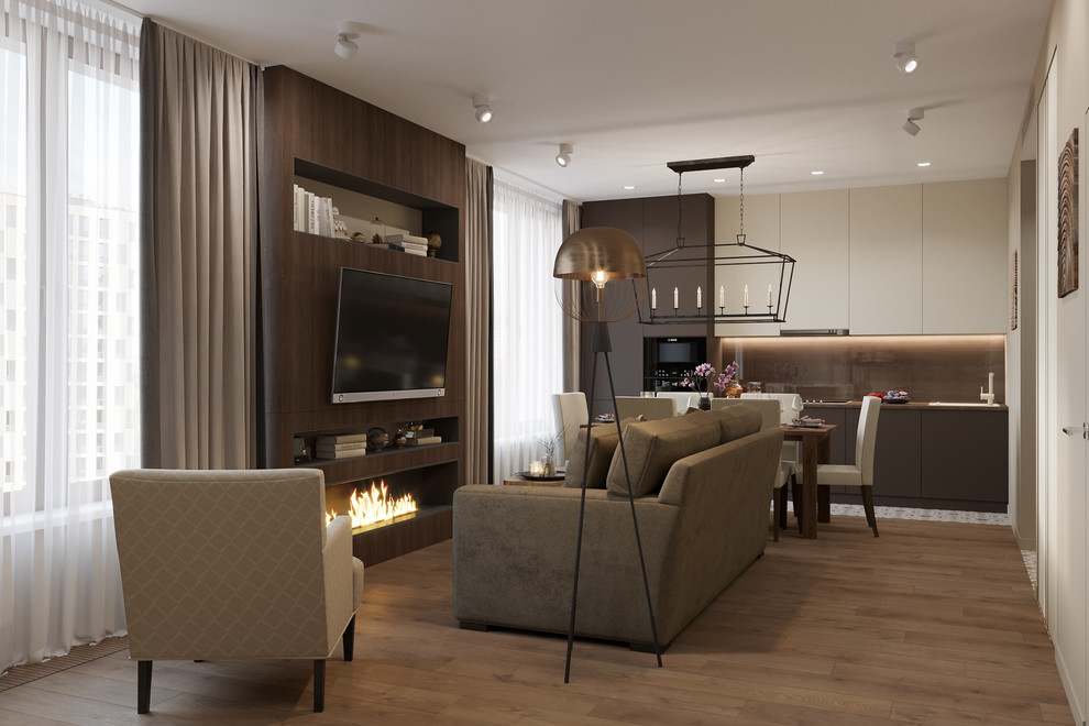 Квартира 81 кв.м. в современном стиле в ЖК Перовский.