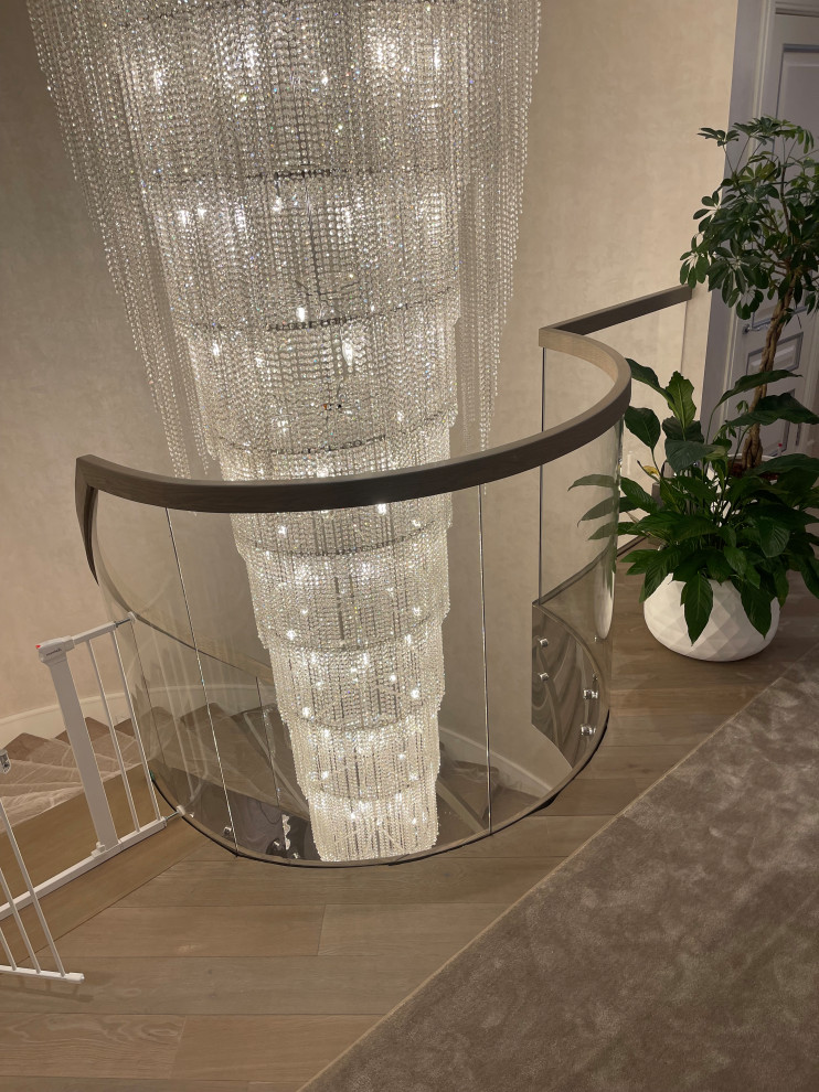 Ограждение -ГНУТОЕ СТЕКЛО