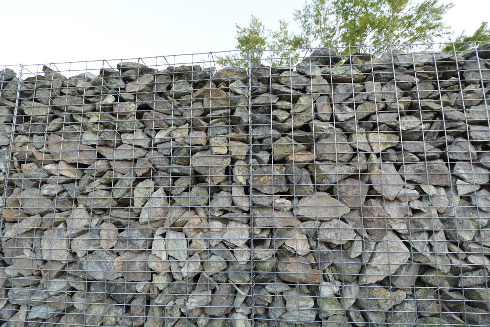 Забор из габиона