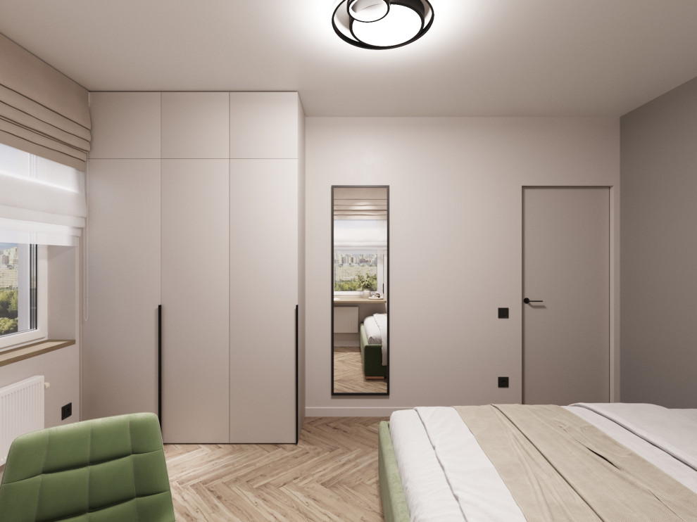 Дизайн-проект - Евротрешка 66 м2 для молодой многодетной семьи