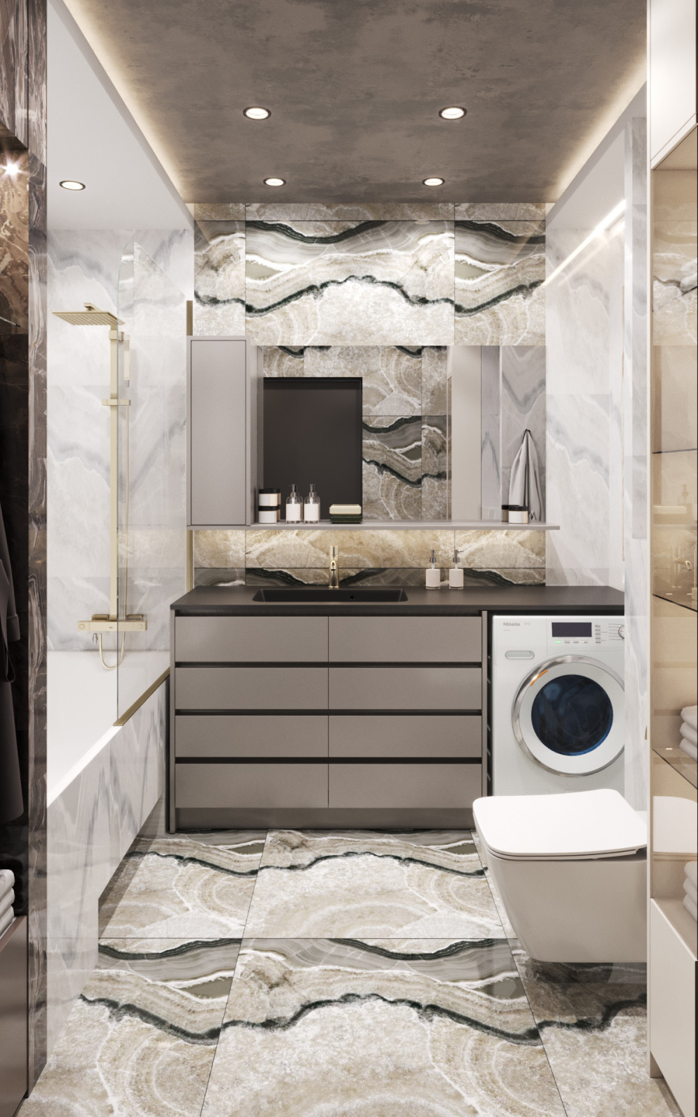 Обложка проекта: Дизайн интерьера квартиры в современном стиле. Минск.  ул. Туровского