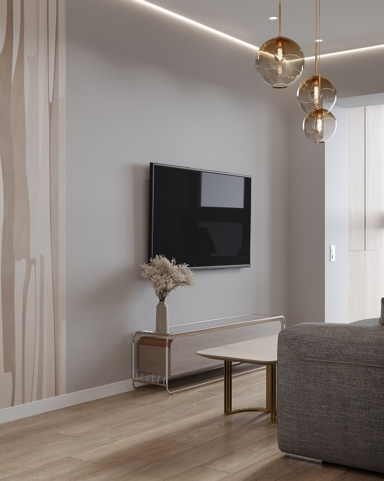 Дизайн-проект квартиры с детской и кабинетом