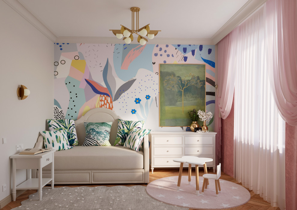 Дизайн четырёхкомнатной квартиры в ЖК Тушино-2018