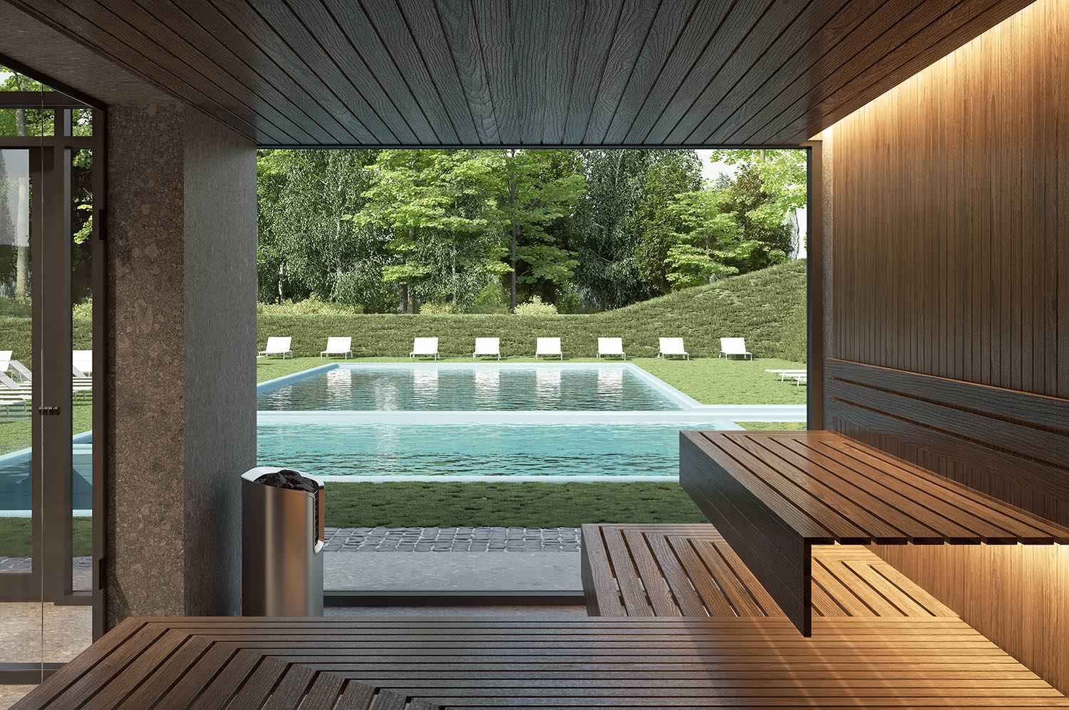 Камчатка термальный бассейн