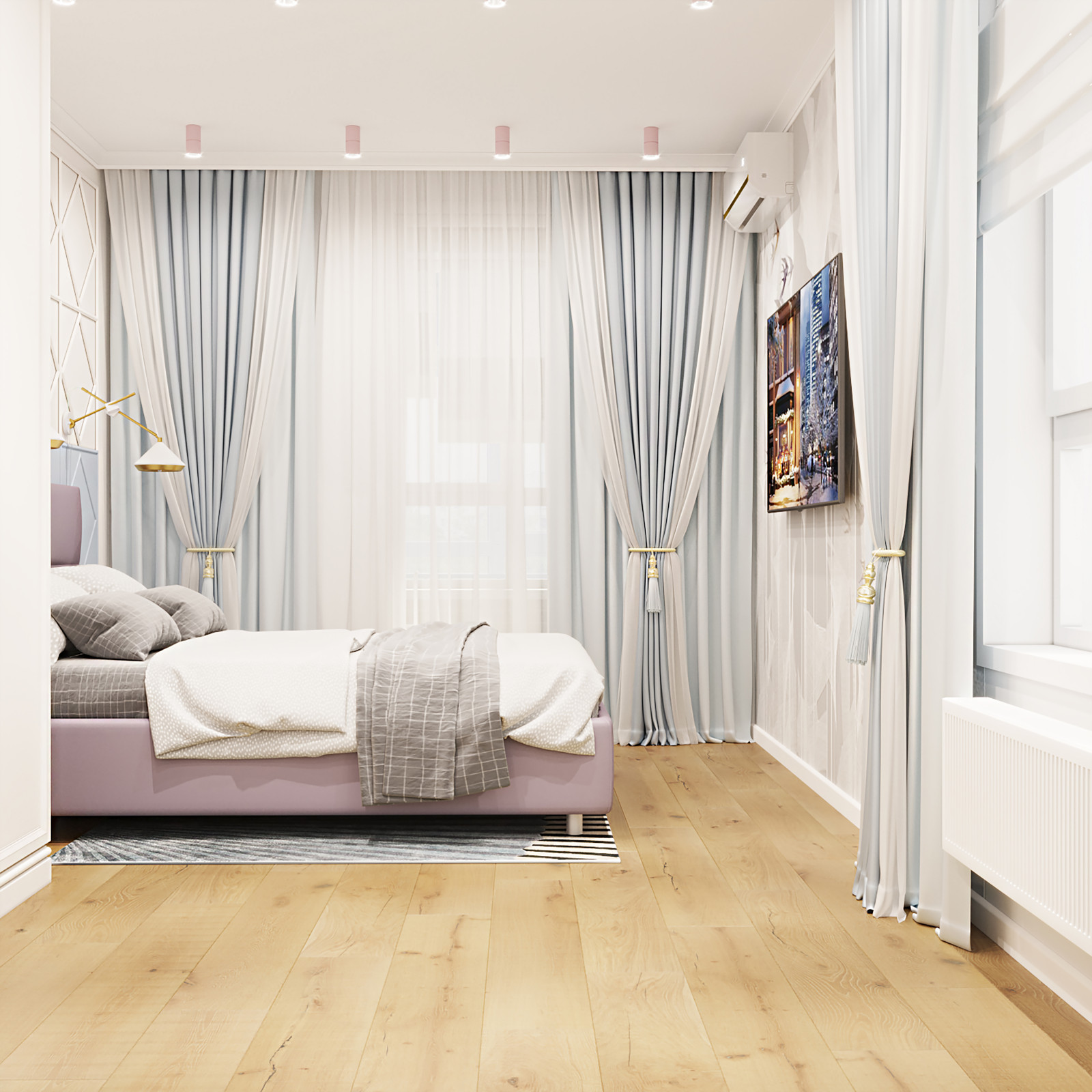 Дизайн-проект квартиры ЖК Поколения. S=78,3 м2