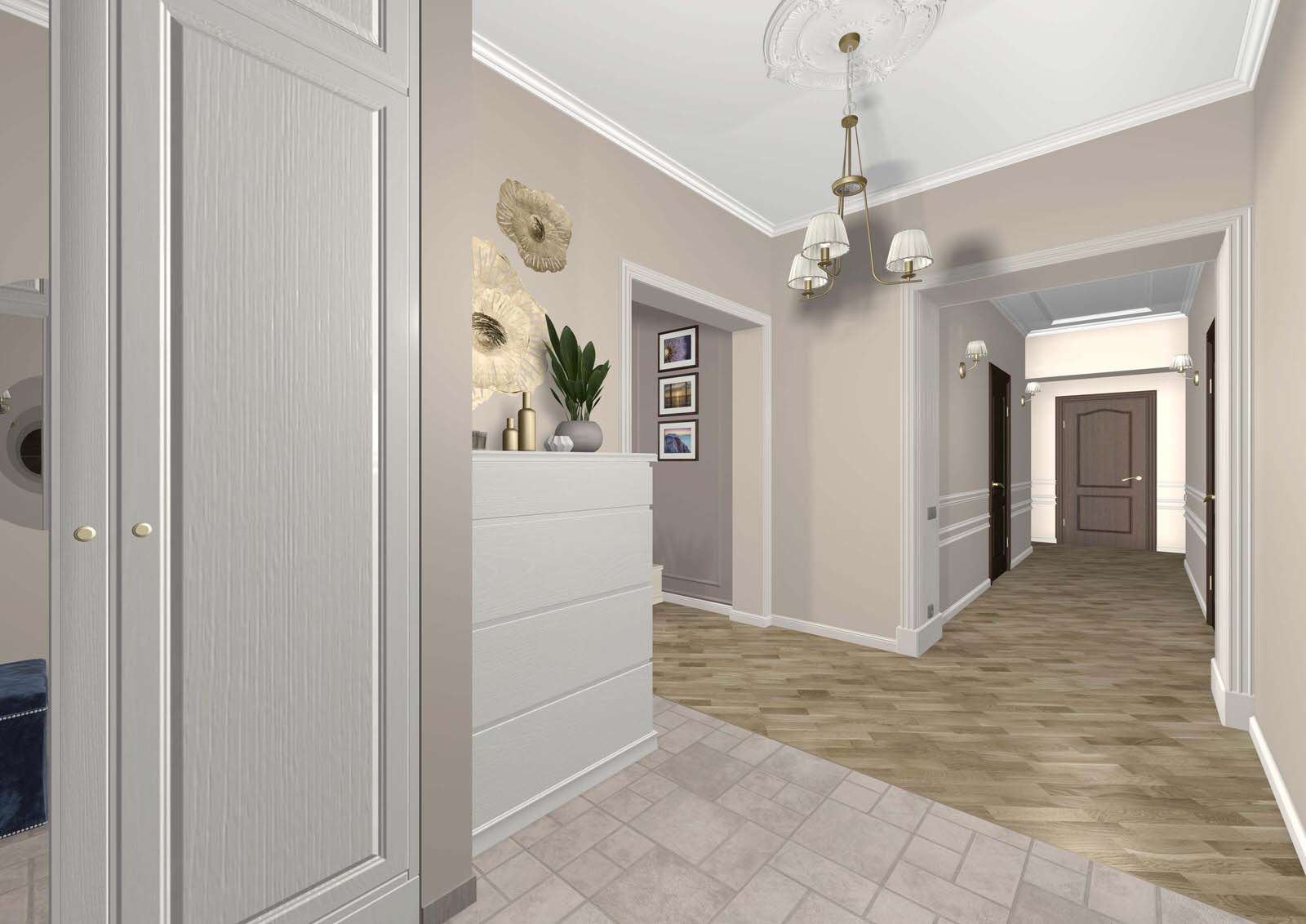 Гостиная "какао со сливками" ()