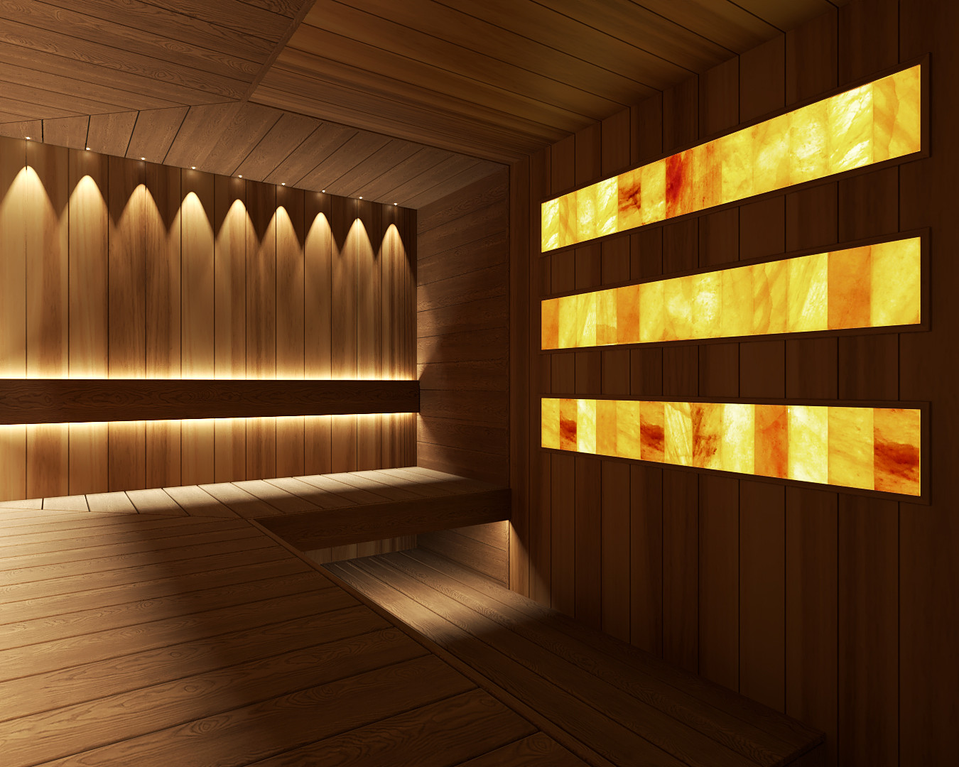 Дизайн-проект сауны с гималайской солью