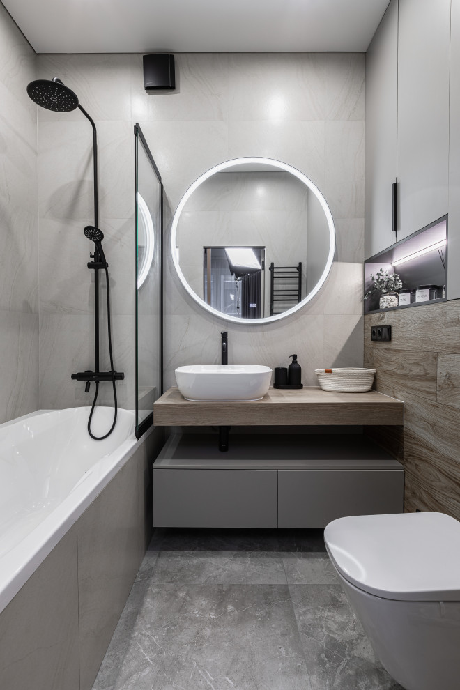 Двухкомнатная квартира в современном стиле с яркими акцентами