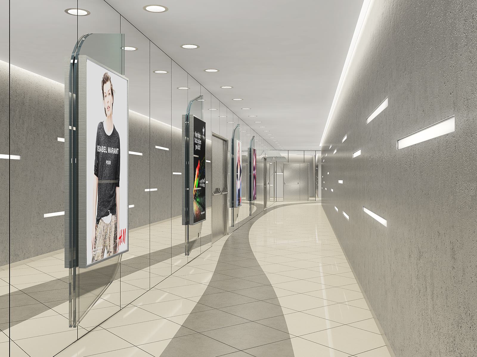 Дизайн интерьера МФК "Полежаевский"