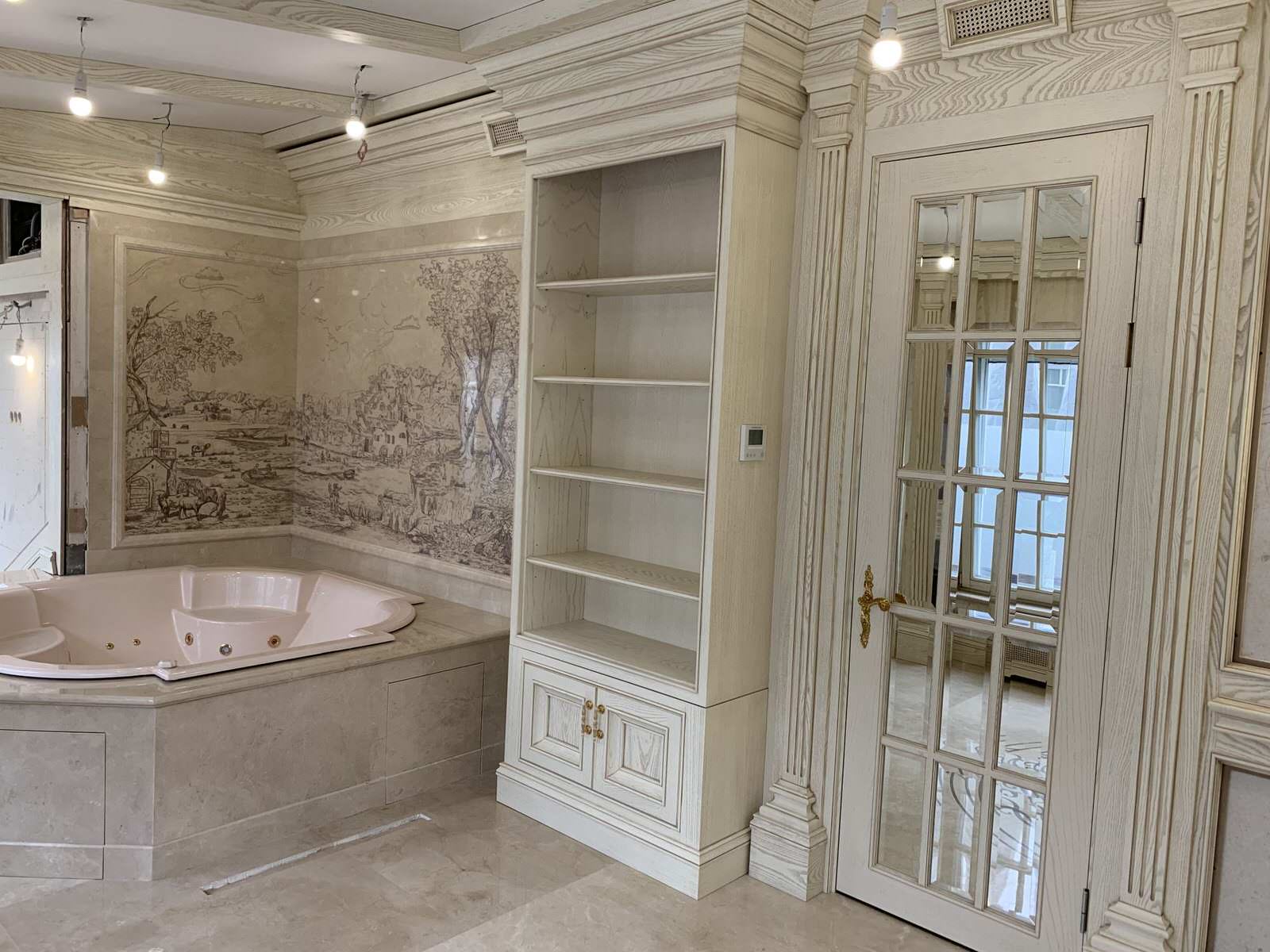 Деревянный интерьер квартиры