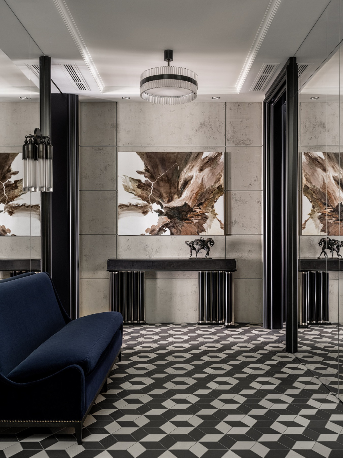 Квартира в стилистике брутализма