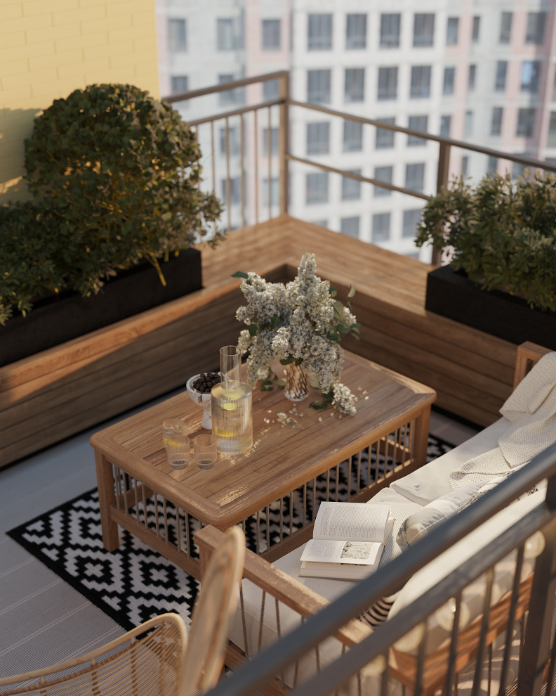 white с террасой