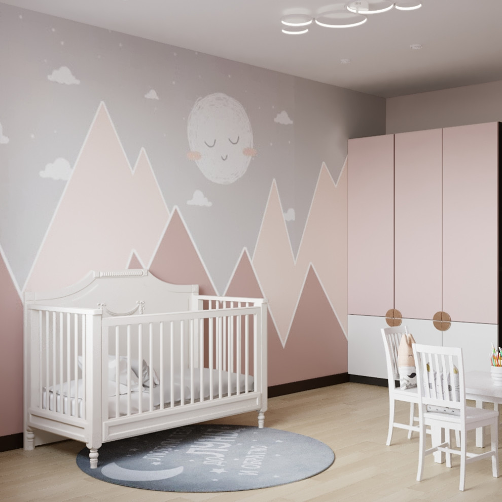 Обложка проекта: Детская для малыша 12 кв. м. в ЖК Петра и Февронии