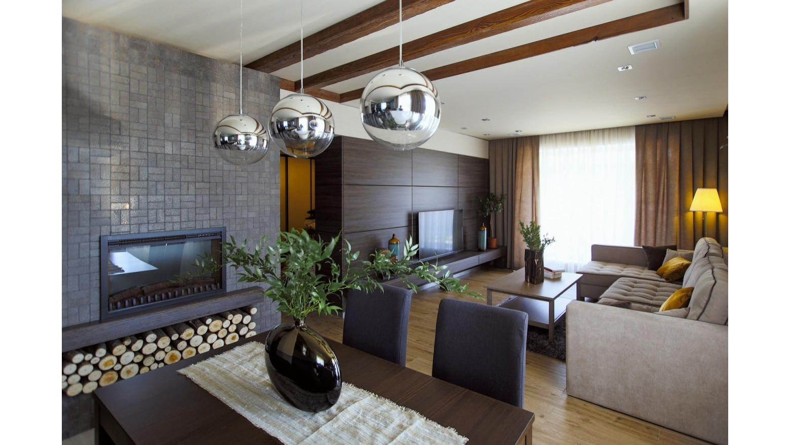 Проект дизайна трёхэтажного коттеджа «Дом в лесу». Магнитогорск