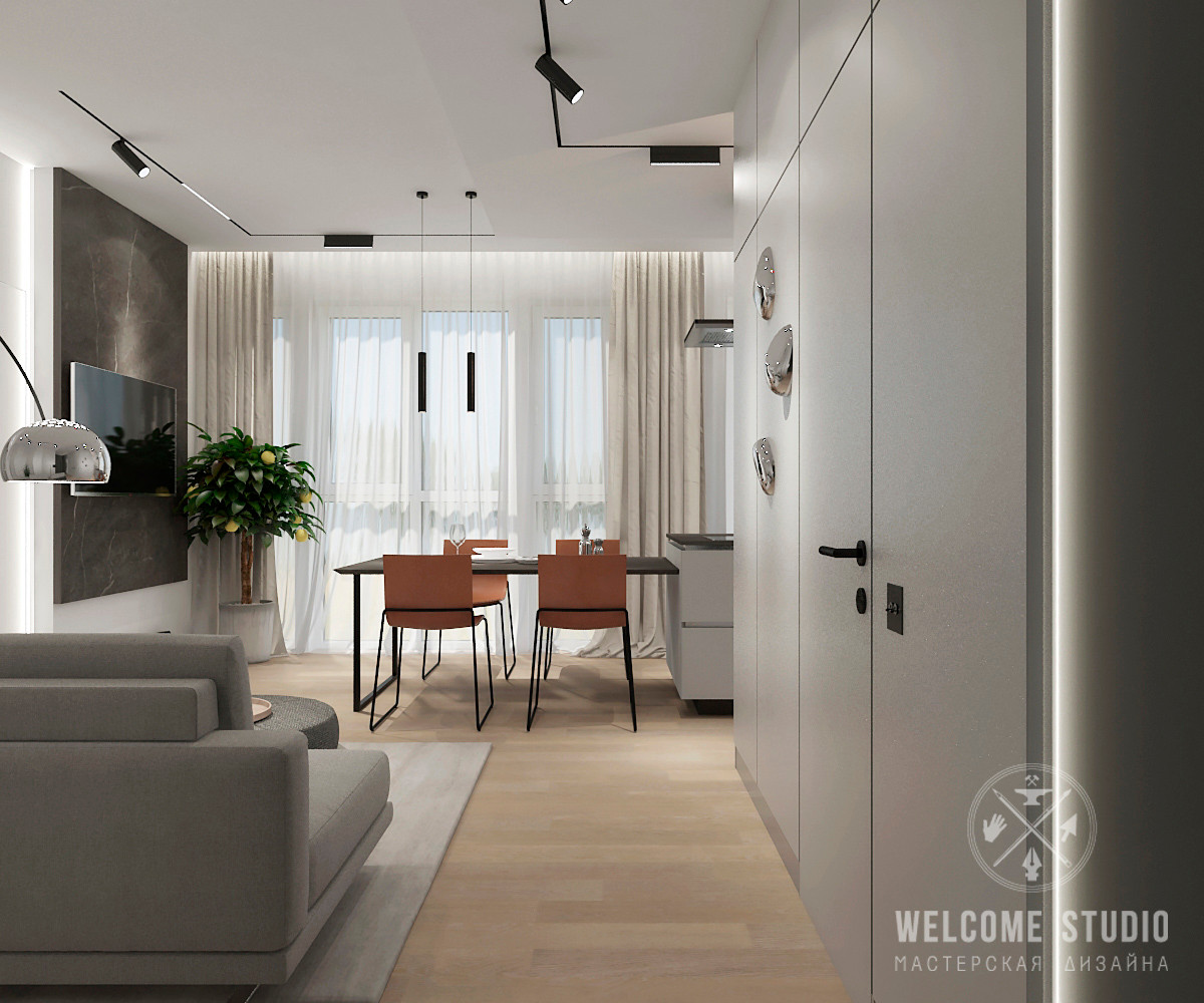 Обложка проекта: Апартаменты в “ЖК Симфония Нижнего”