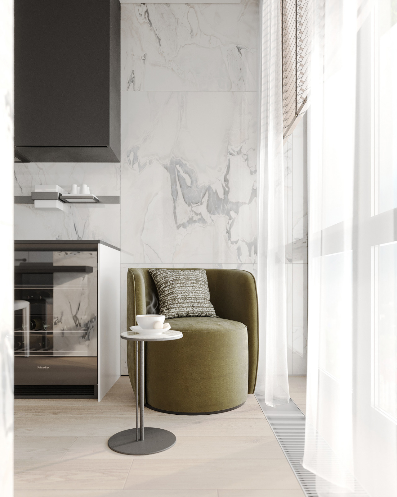 Светлая квартира в Сочи