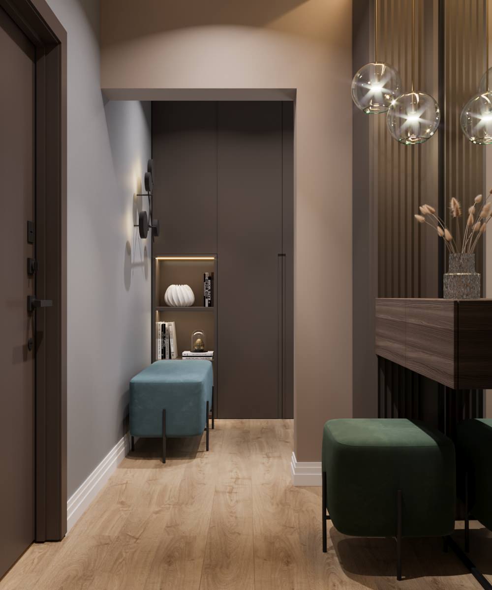 коридор из проекта "StyleHome"