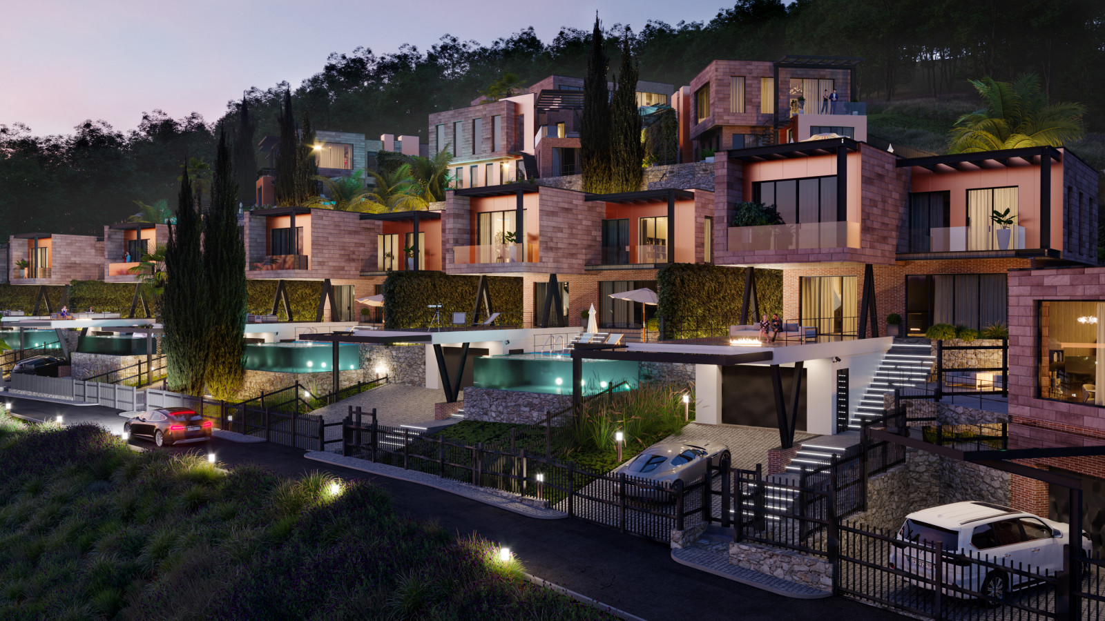 Обложка проекта: Коттеджный посёлок премиум класса в г. Сочи