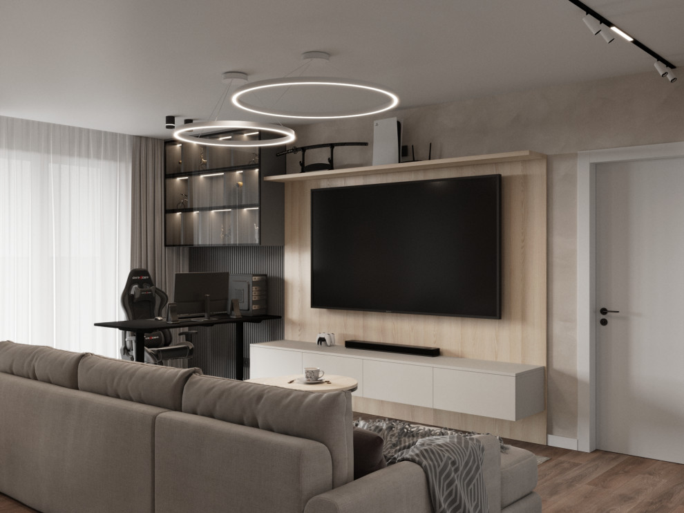 Дизайн квартиры в ЖК «Солярис» с большой лоджией