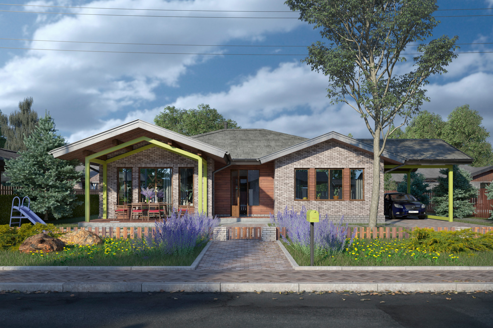 Микрорайон "Солнечный" в с. Красносельское