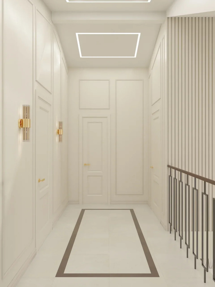 Частный дом, дизайн-проект неоклассика