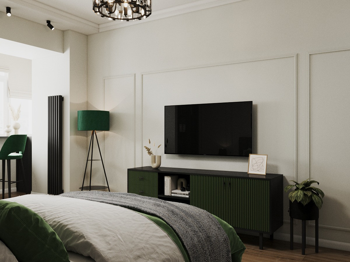 Дизайн интерьера трехкомнатной квартиры "Квартира в стиле современная классика"