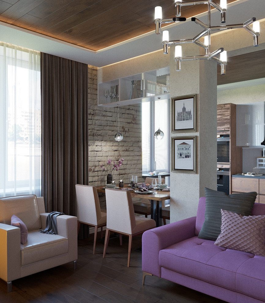 Мягкий лофт на московской набережной