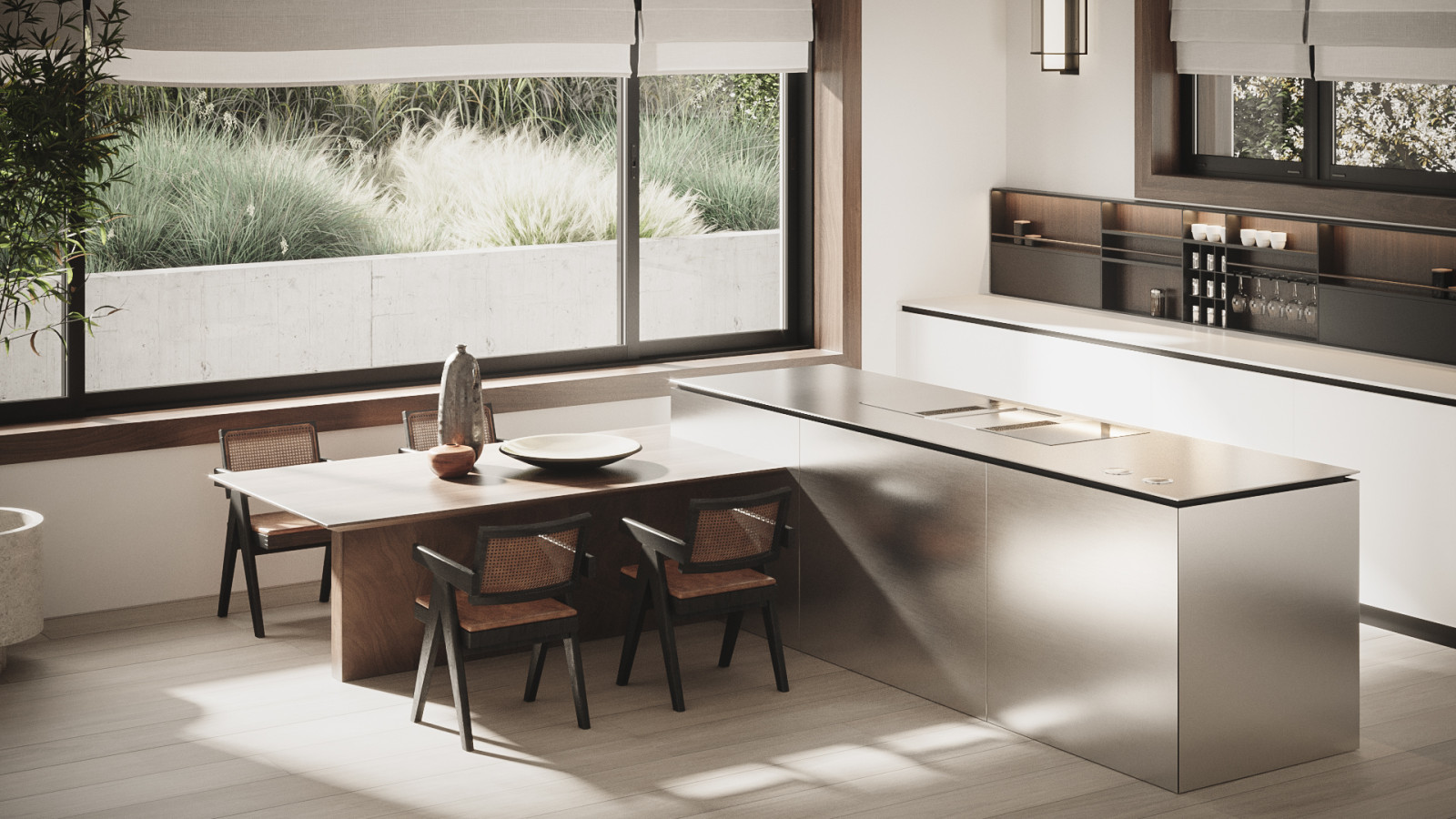 The Whale – Minimalist modern kitchen