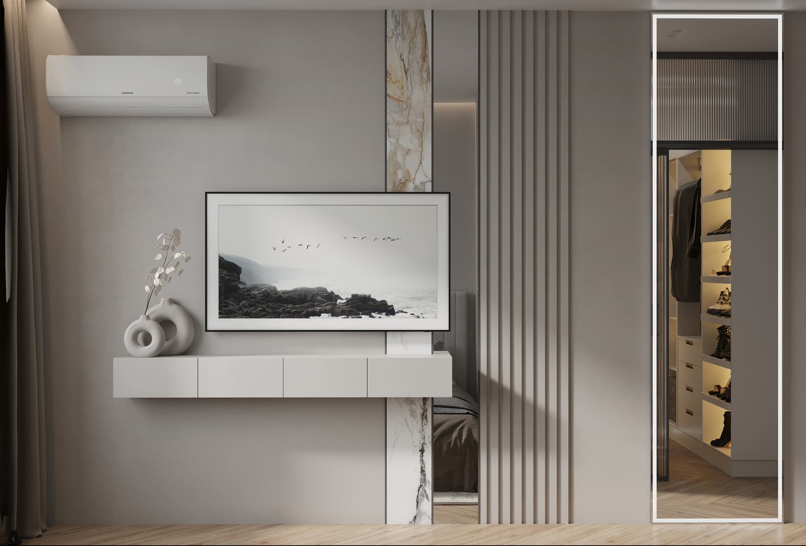 Мягкий минимализм в ЖК Сколково