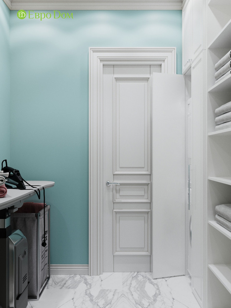 Дизайн четырехкомнатной квартиры 110 кв. м в стиле неоклассика. Фото проекта