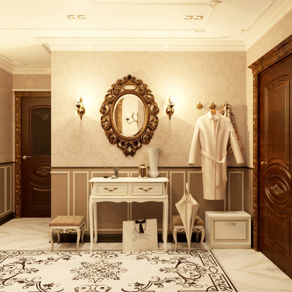 Обложка проекта: Квартира в классическом стиле