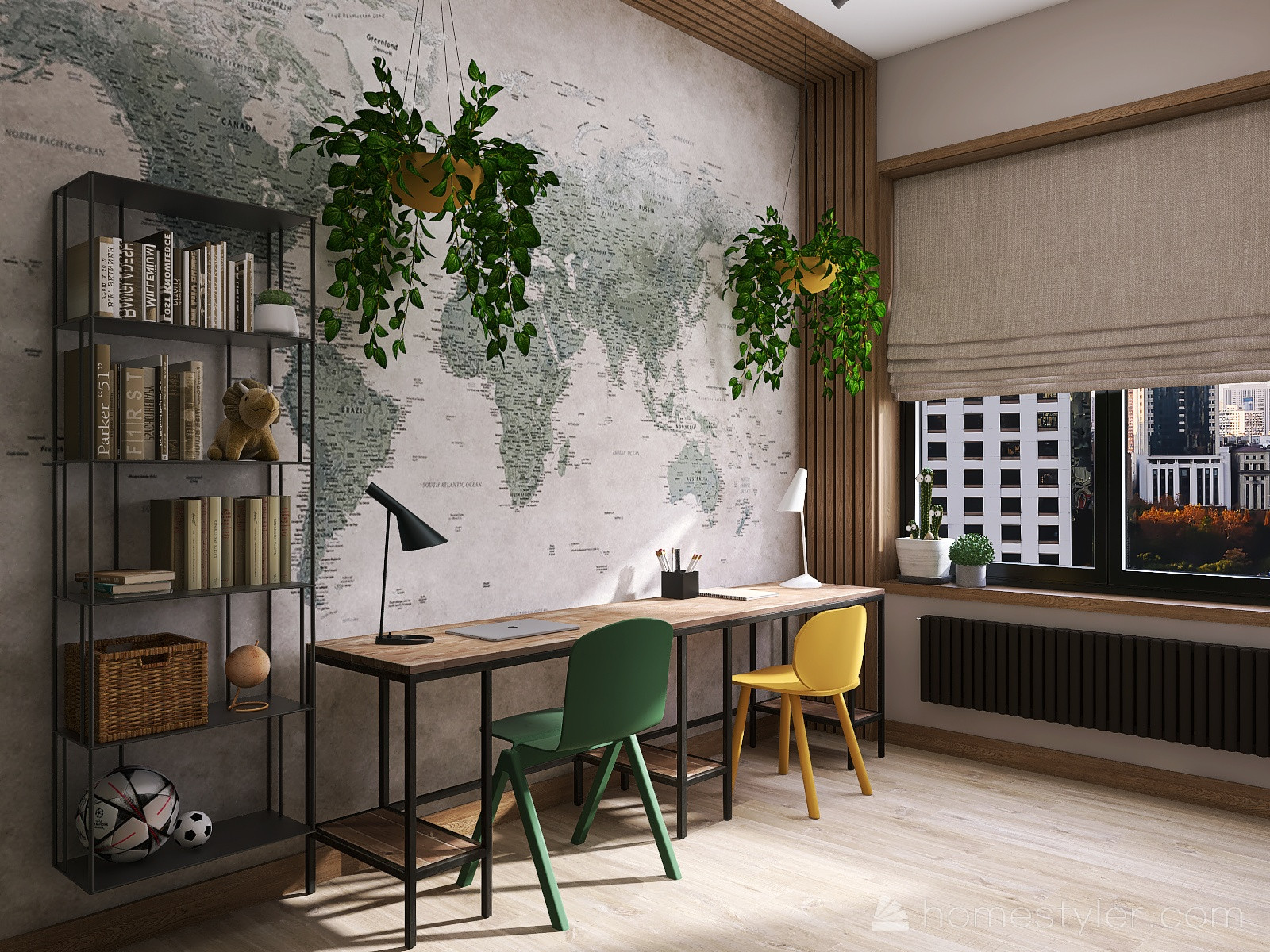 Обложка проекта: Детская в стиле лофт