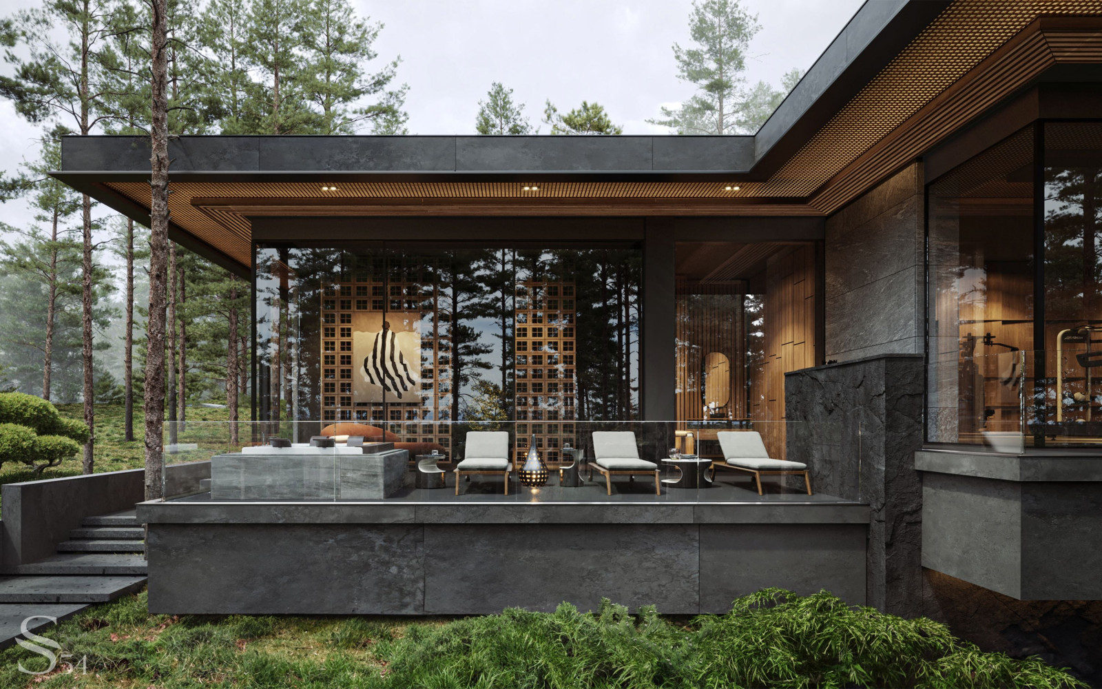 Резиденция в Agalarov Estate – симбиоз природы и современной архитектуры