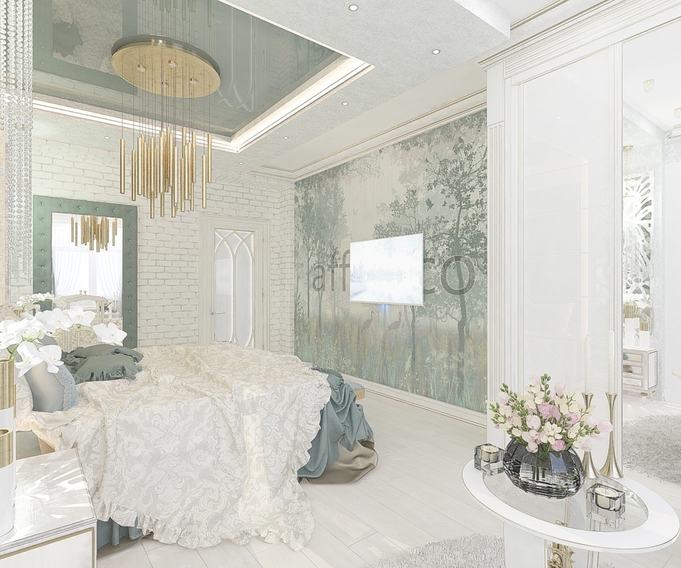 Спальня в 4-комнатной квартире 3