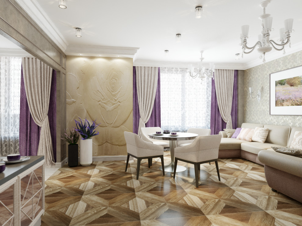 Современная классика (Двухкомнатная квартира, Новгородская улица)