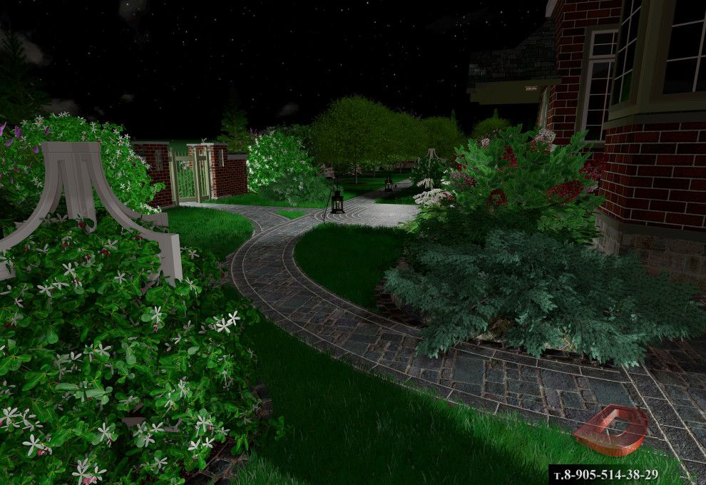 Проект ландшафтного дизайна участка 15,5 соток, Прибалтика , 2019г.