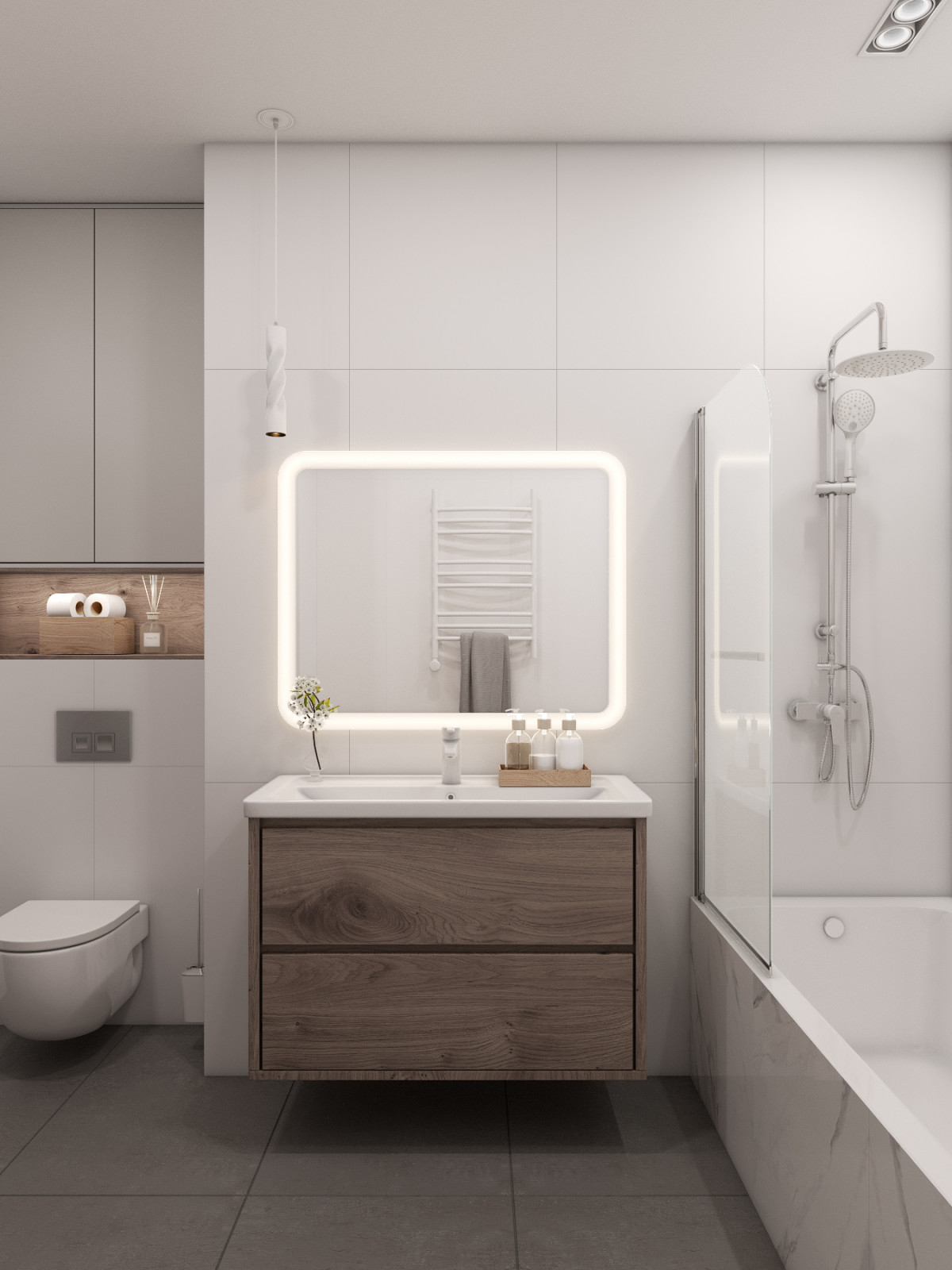 Квартира для семьи из трех человек, 55 кв.м. ЖК "Хорошевский"